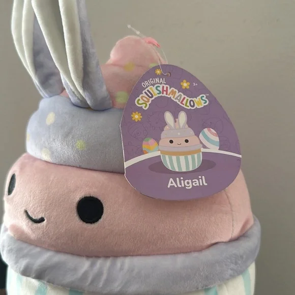 Aligail Squishmallow 8” Holiday Easter Cupcake Plush - Picture 3 of 5